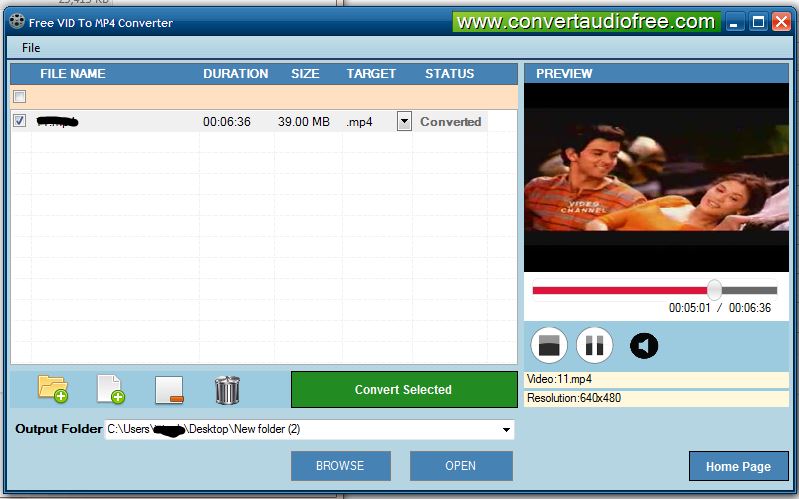 Free VID to MP4 Converter